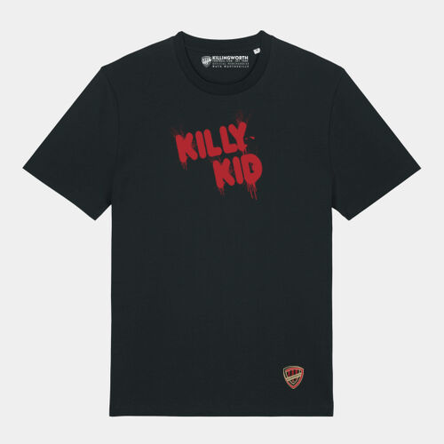 Killy Kid Adults T-shirt - Black Thumbnail